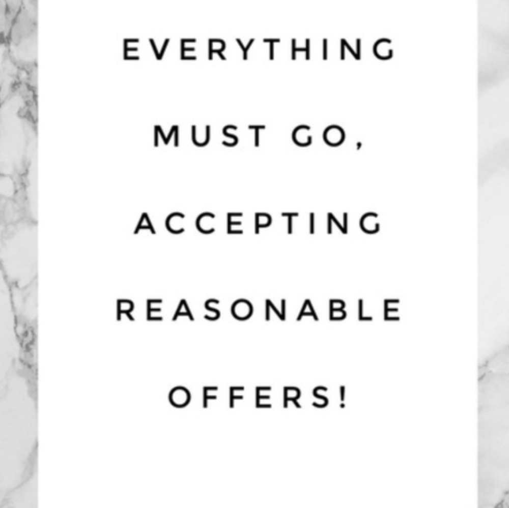 Everything must go!!